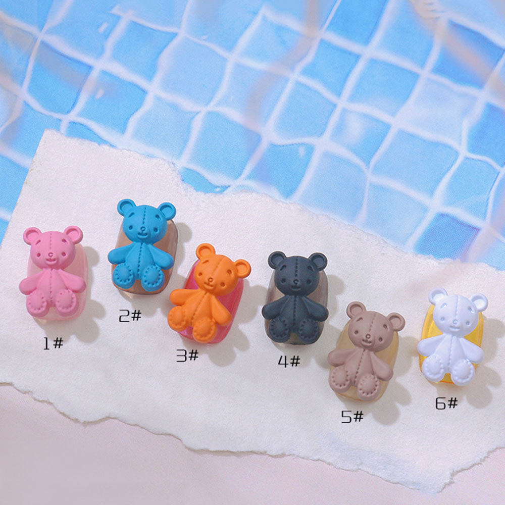 [Hàng mới về] Phụ Kiện Trang Trí Móng Tay 3D Kiểu Dáng Hoạt Hình Dễ Thương