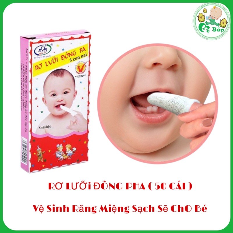 Gạc rơ lưỡi Đông Pha ( 10 hộp 50 cái )