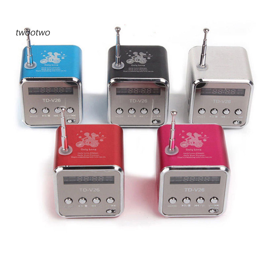 Haio| Loa Nghe Nhạc Mini TD-V26 Hỗ Trợ Thẻ TF FM Radio AUX