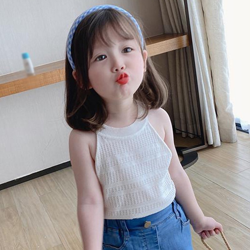 Áo cổ yếm thiết kế mới thời trang dành cho bé gái