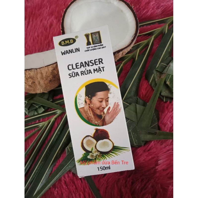 Sữa rửa mặt tinh dầu dừa BMB