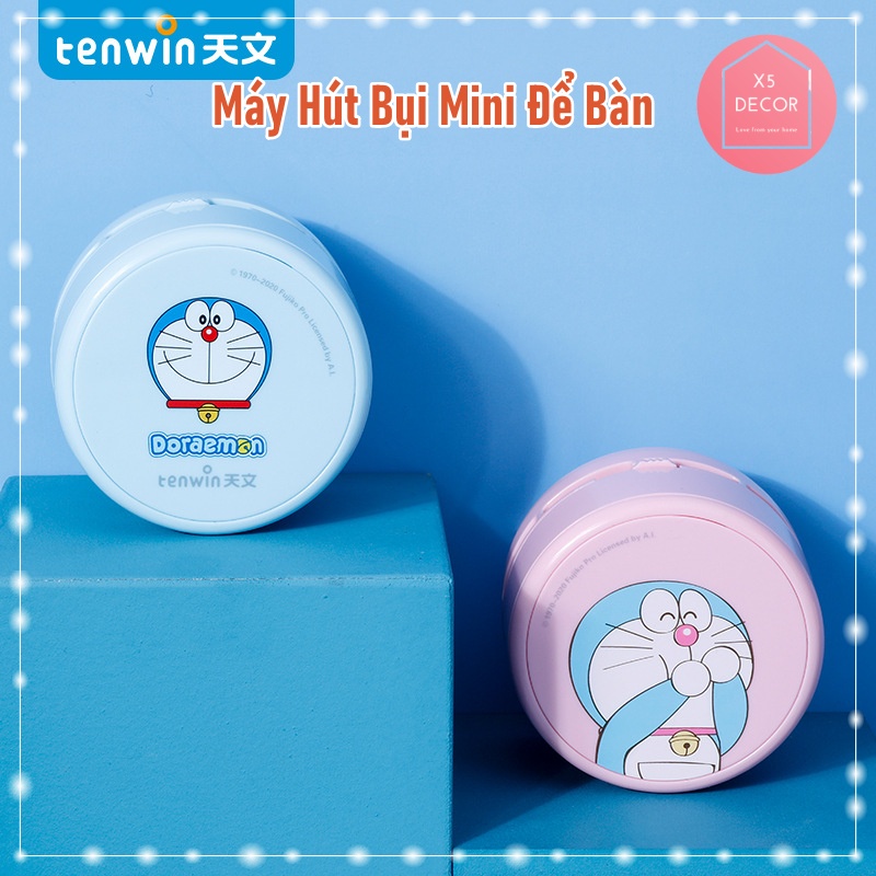 Máy Hút Bụi Cầm Tay Mini Hình Doraemon Dễ Thương, Dọn Bàn Học, Bàn Làm Việc Văn Phòng, Ô tô Không Dây Tiện Dụng