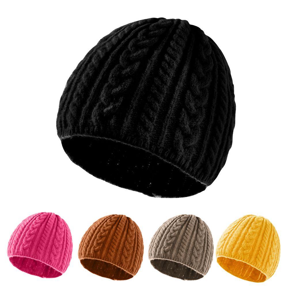Mũ Len Beanie Giữ Ấm Thời Trang Cho Nữ
