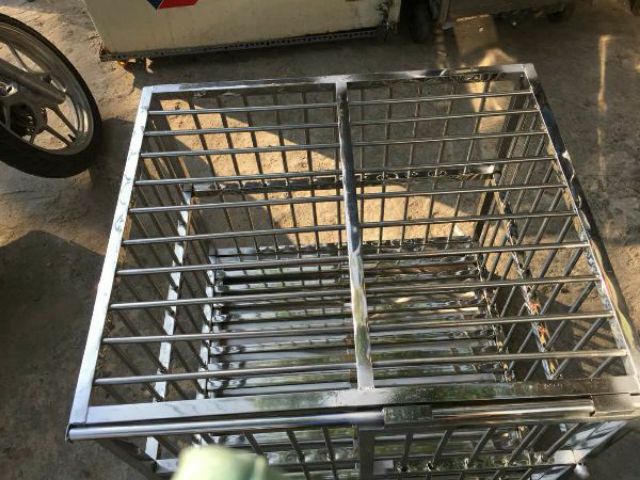 Chuồng chó inox 60*60*55