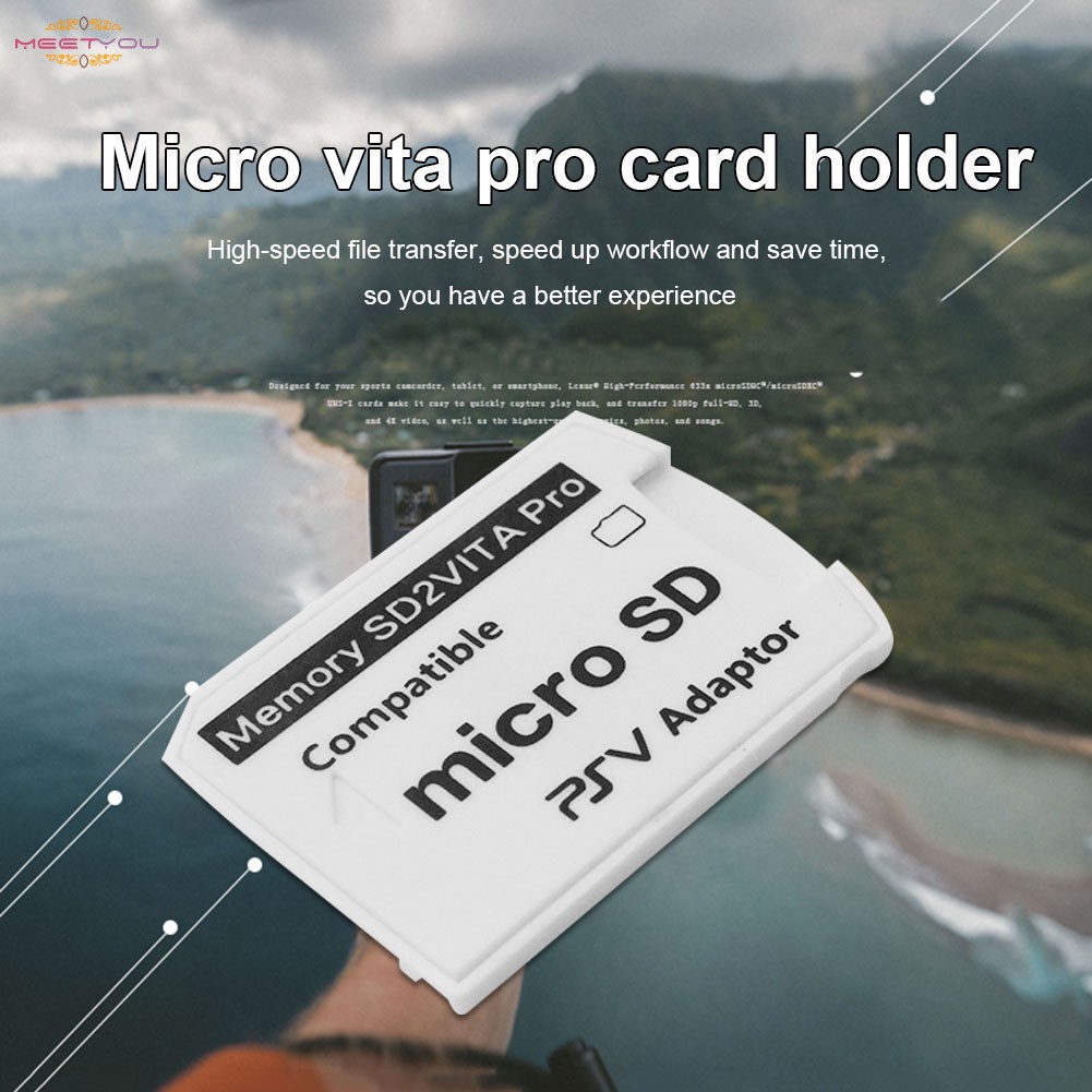 Đầu Chuyển Đổi Thẻ Nhớ Micro Sd2Vita Psvsd Pro Cho Ps Vita 3.60 Micro Sd Memory Card Sma Xxm8