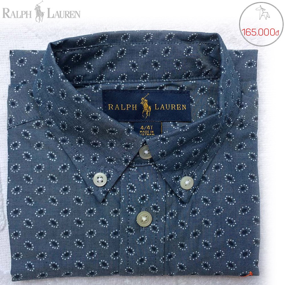 Áo sơ-mi tay dài Polo Ralph Lauren bé trai _ 165k. Hàng XK, made in vietnam chuẩn xịn