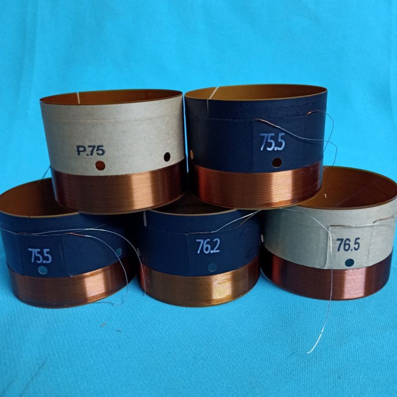 coil 2 lớp các cỡ 75.  75,5.  76.  76,2.  76,5