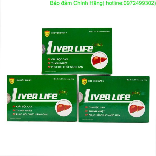 COMBO 2 hộp LIVER LIFE Plus – Học viện Quân Y hỗ trợ chức năng gan an toàn từ thảo dược