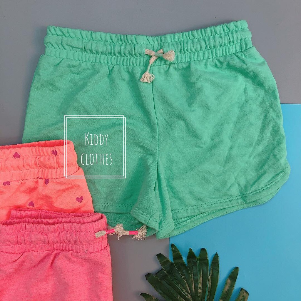 Quần short bé gái size đại chất thun cotton mềm hàng hãng CJ xuất dư xịn