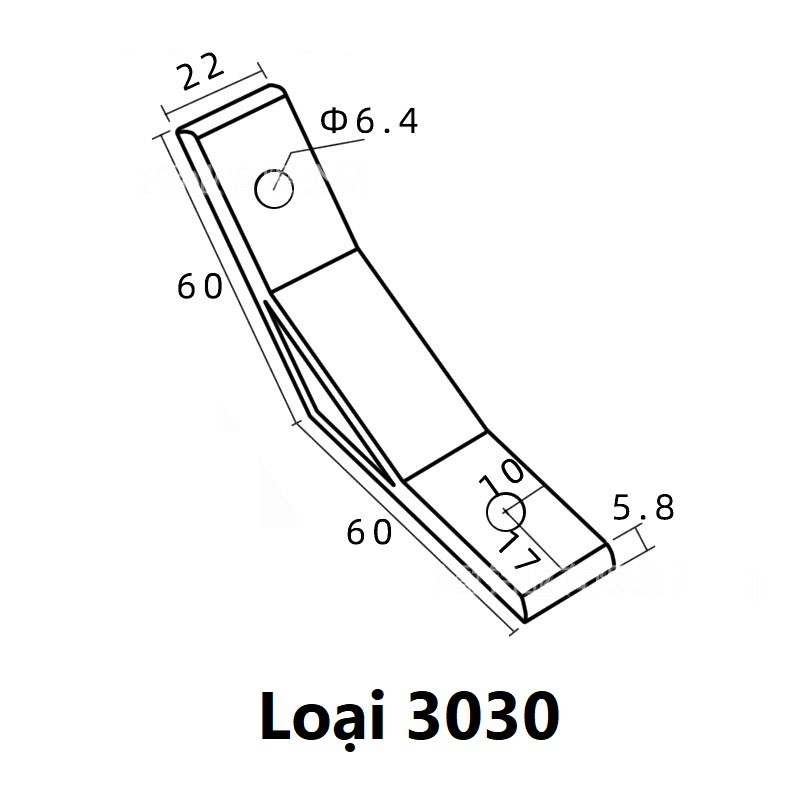 Ke góc chịu lực 135 độ