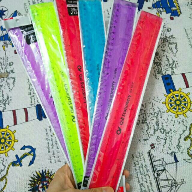 Thước nhựa dẻo 30cm