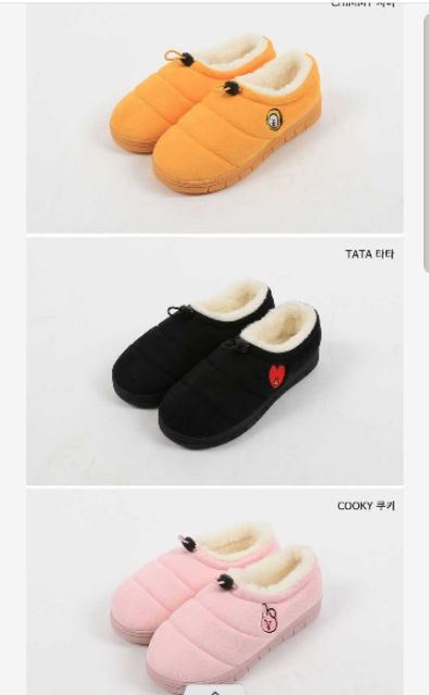 Dép bông BT21 ver mới, BT21 Padded