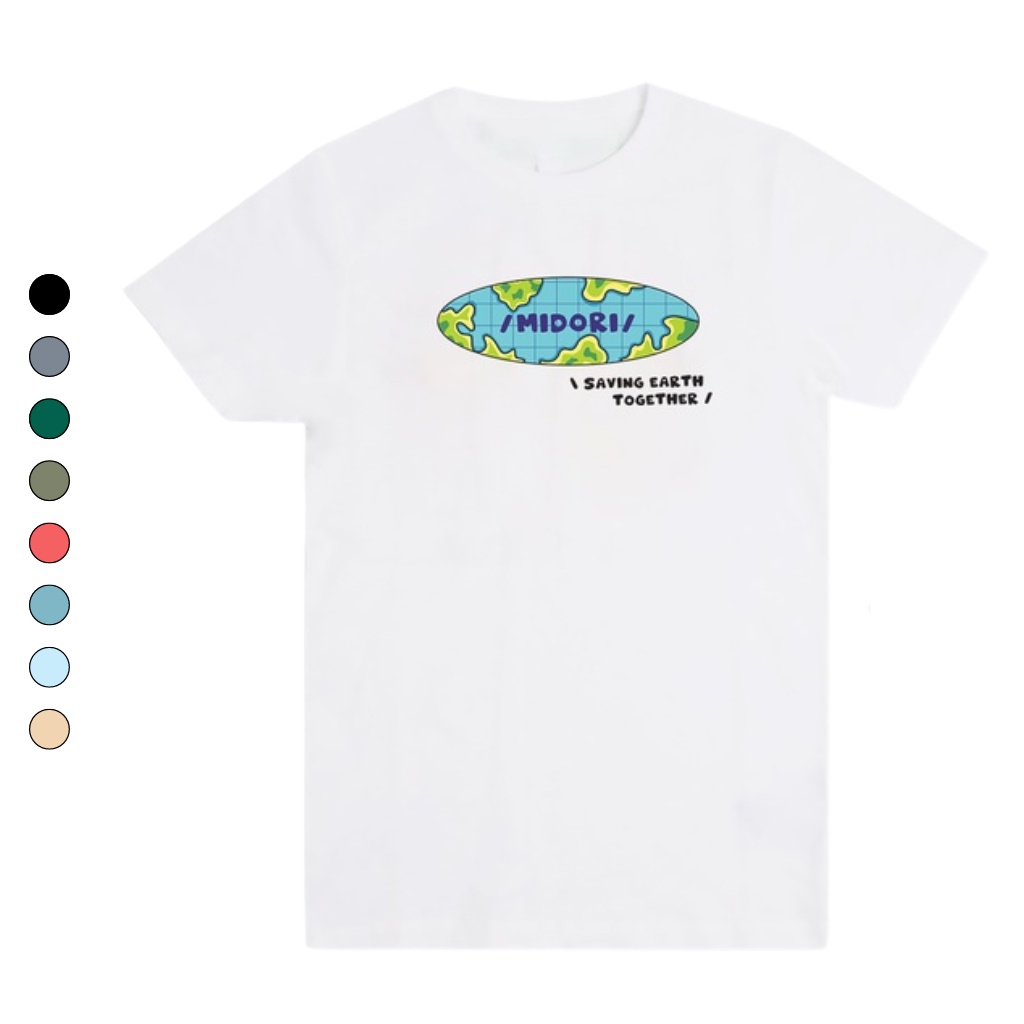 Áo phông tay lỡ form rộng Unisex giá rẻ thun nam nữ Trái Đất Local Brand M Studio