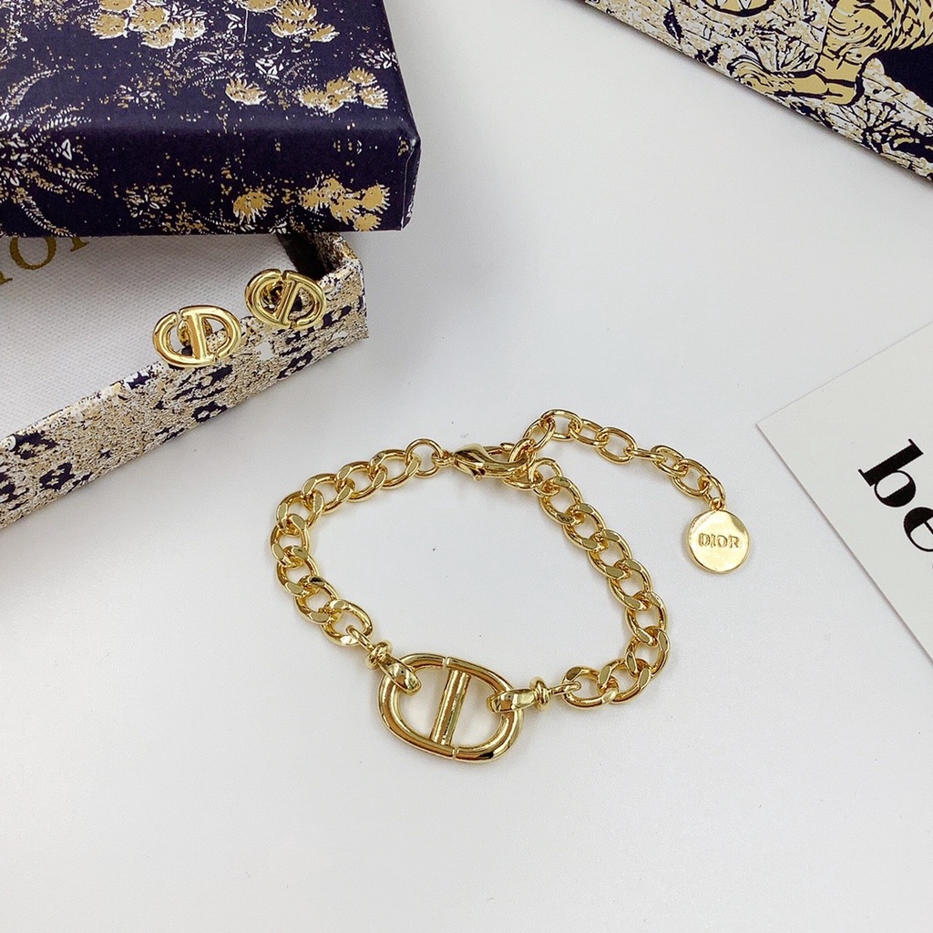 Vòng cổ/Vòng Tay In Chữ Dior Thời Trang Thanh Lịch
