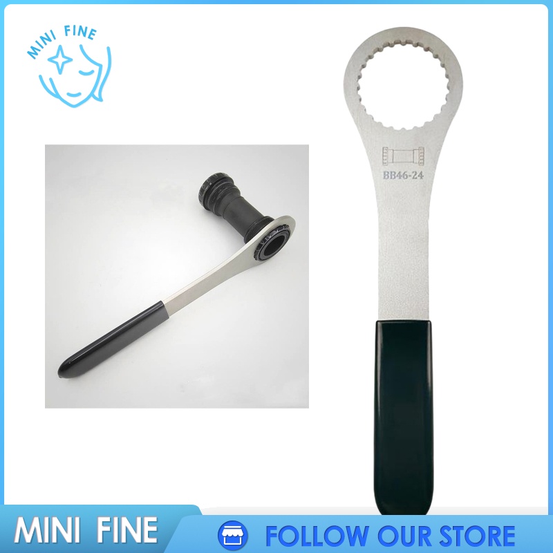 【mini fine】Bottom Bracket Remover Bottom Bracket Wrench Bottom Bracket Removal Tool Bicycle Tool - High hardness, wear resistance, not easy to scratch the axle.