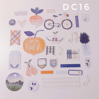 DIE CUT TRANG TRÍ SCRAPBOOK, BULLET JOURNAL - TWILIGHT COLLECTION