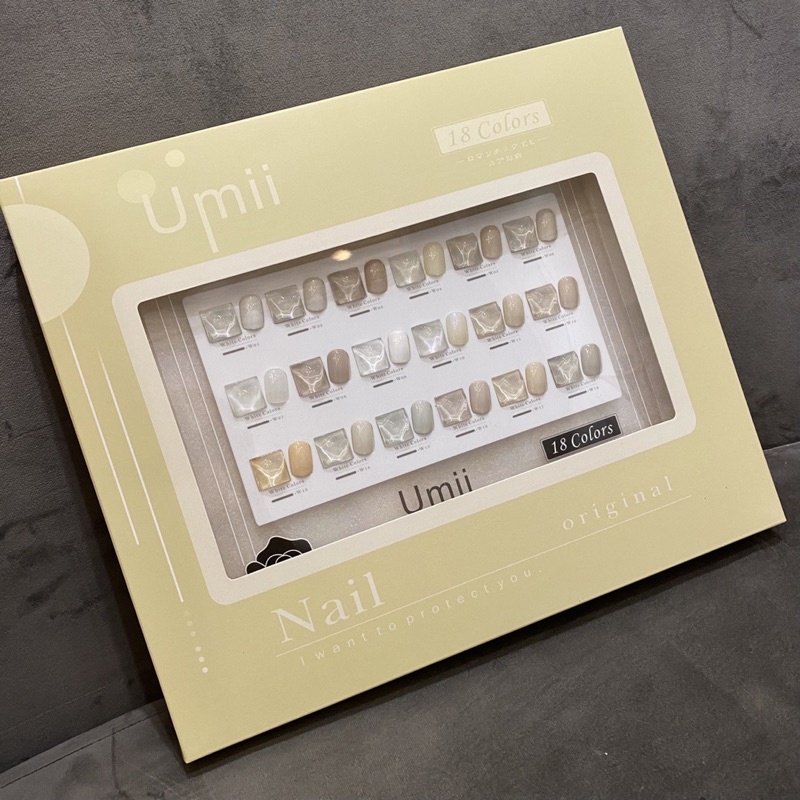 Sơn umii toner trắng sữa 18màu  có bảng màu