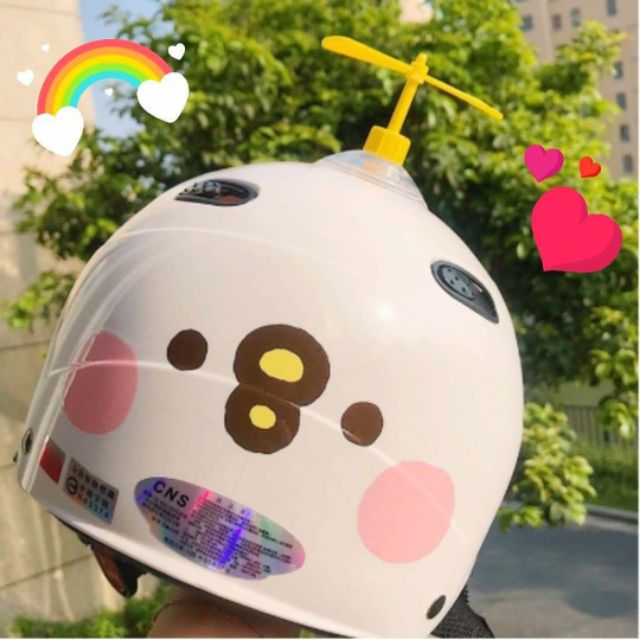 [1 tặng 1] CHONG CHÓNG TRE gắn mũ bảo hiểm (1 TẶNG 1 BỘ DỰ PHÒNG)