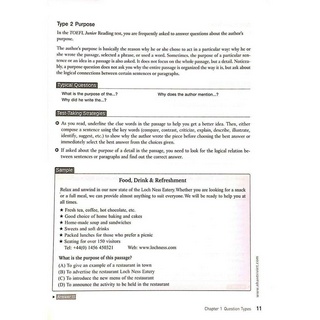 Sách TOEFL Junior Reading (Không CD)