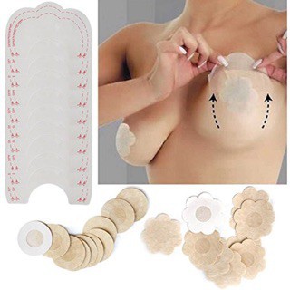 Miếng dán nâng ngực hộp 10 miếng 4.5 bare lift