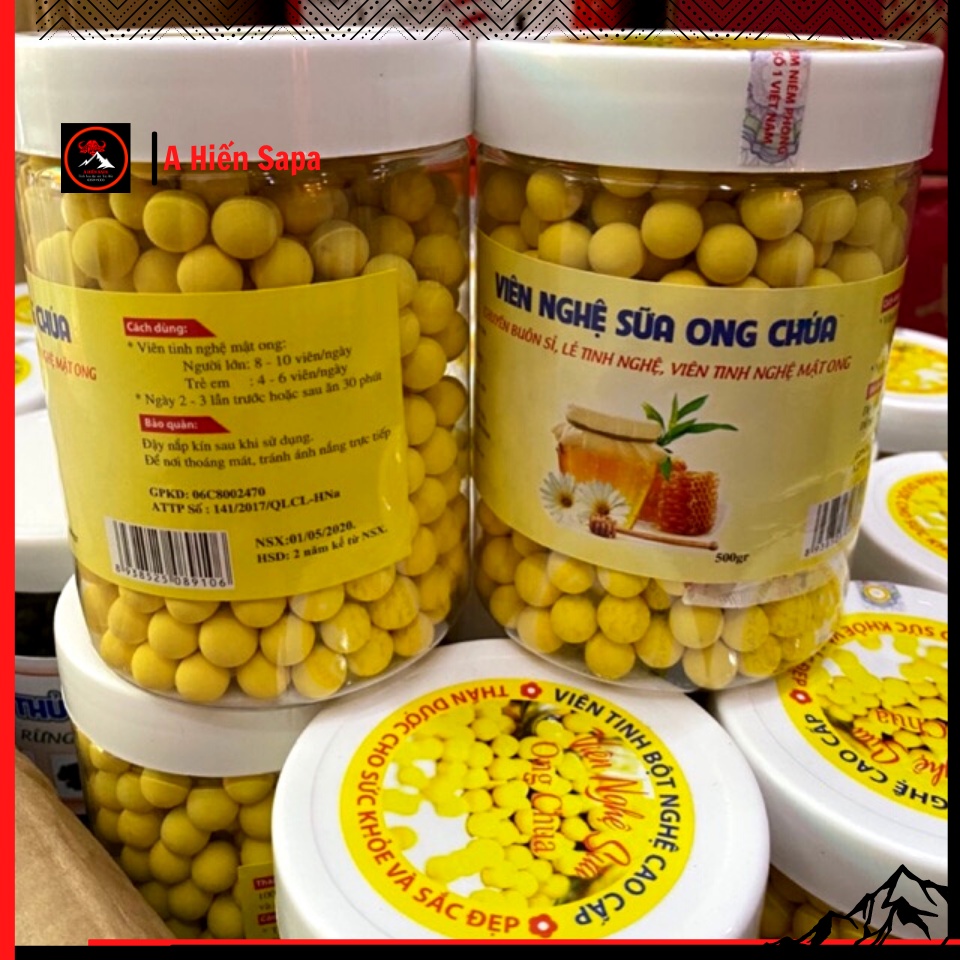 Viên nghệ mật ong lọ 500gr giá buôn, hỗ trợ làm đẹp da, rất tốt cho sức khoẻ. | BigBuy360 - bigbuy360.vn