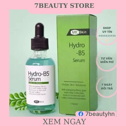Serum hydro B5 MTC dùng trong spa