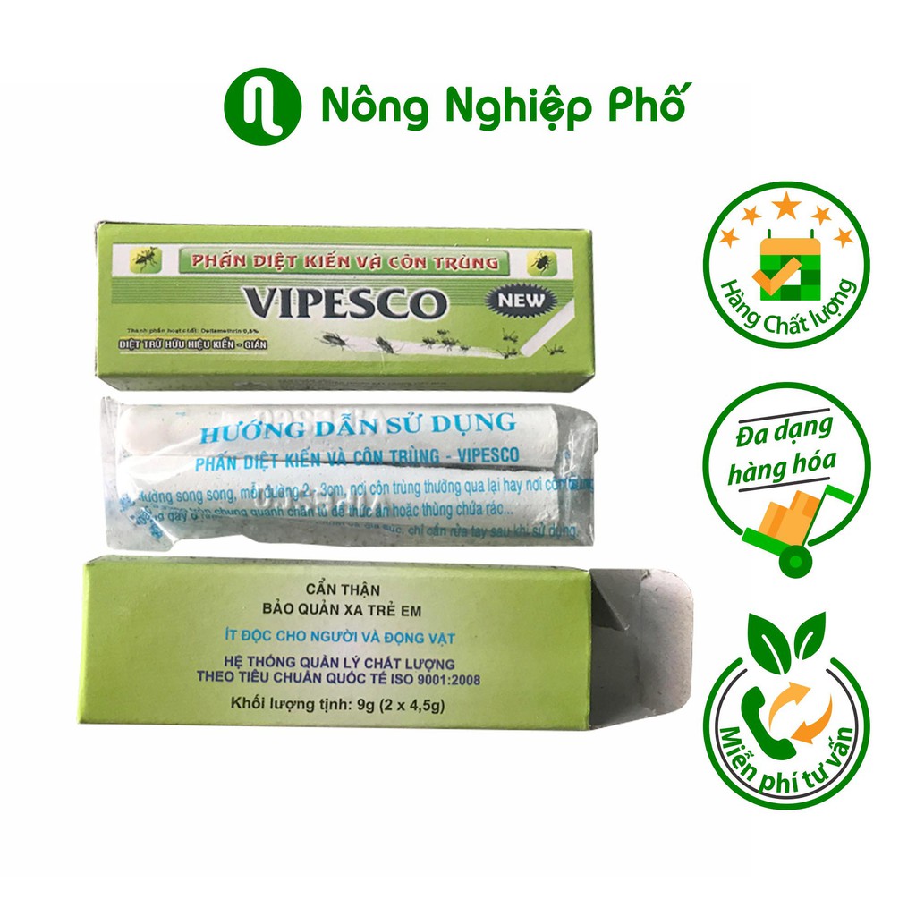 Phấn Diệt Kiến Và Côn Trùng VIPESCO Hộp Nhỏ 2 Viên