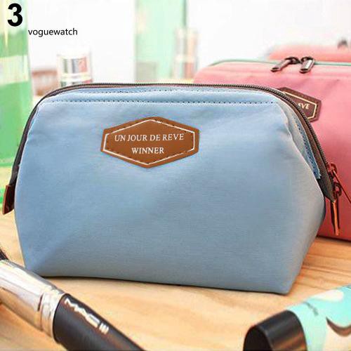 Túi Đựng Mỹ Phẩm Có Khóa Kéo Tiện Dụng Khi Đi Du Lịch