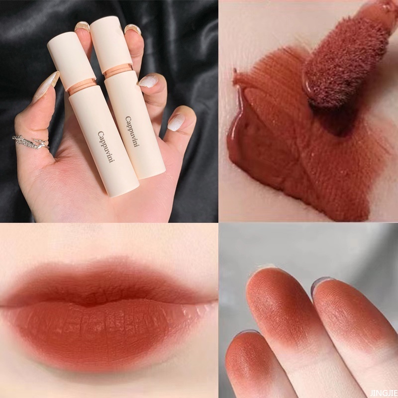 Son Kem Lì Mịn Mượt Như Nhung Không Phai Và Không Bết Dính Với Thiết Kế Ống Sữa Nhỏ Nhắn Xinh Xắn