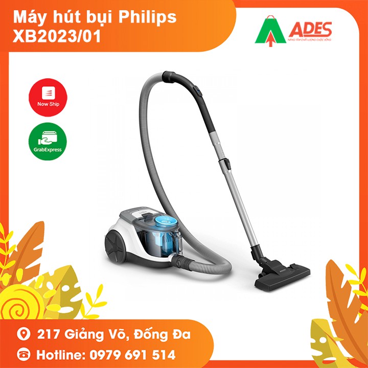 [Mã 154ELSALE2 giảm 7% đơn 300K] Máy hút bụi có hộc chứa Philips XB2023/01 1800W - Hàng chính hãng