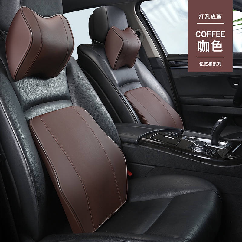 Gối tựa đầu và tựa lưng bằng xốp thiết kế thời trang cho nội thất xe ô tô (có bán lẻ)