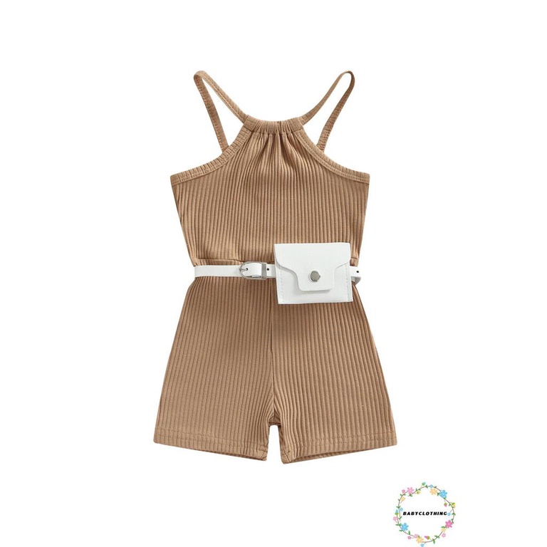 Bộ Áo Liền Quần Màu Sắc Thời Trang Cho Bé Gái