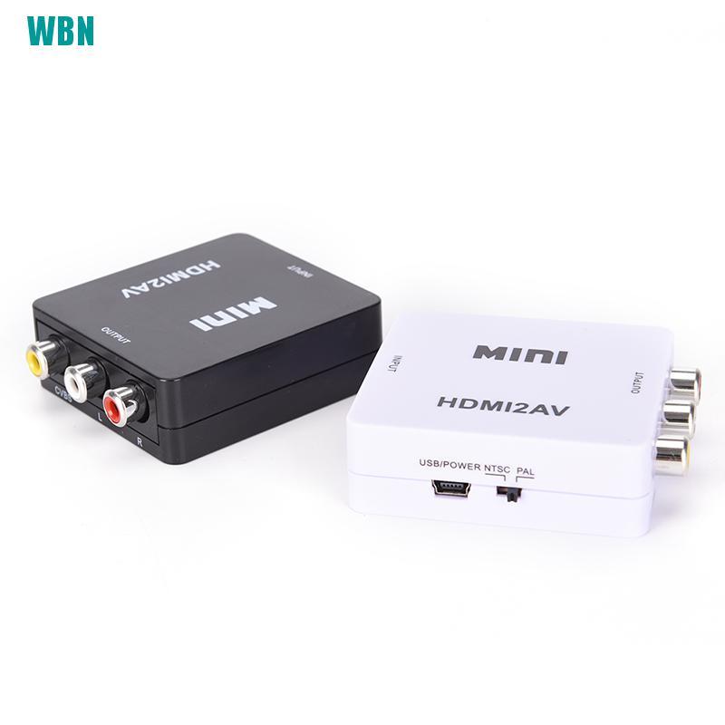 Bộ Chuyển Đổi Hdmi Sang Rca Av / Cvbs Hd 1080p Mini Hdmi2av | BigBuy360 - bigbuy360.vn