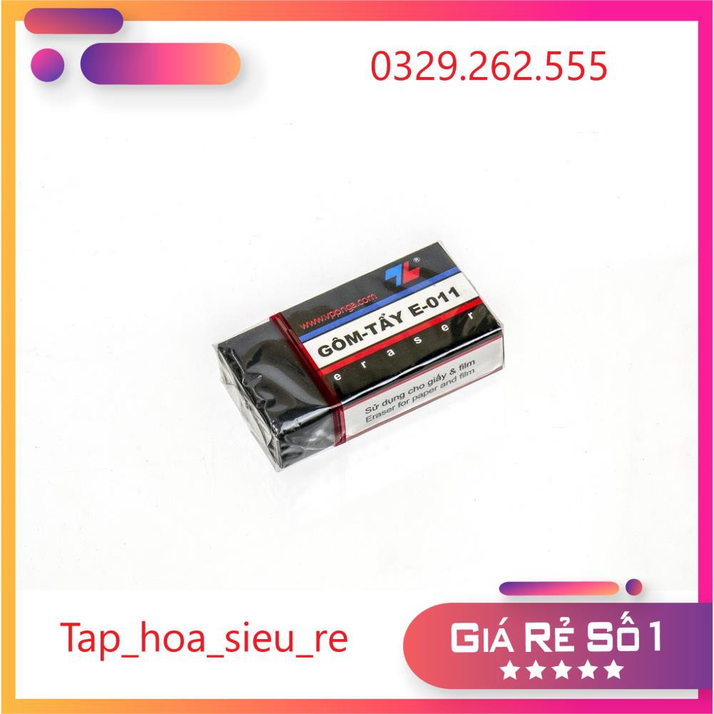 (Rẻ Vô địch) Gôm tẩy đen thiên long TL E-011