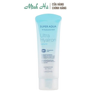 Tẩy da chết Missha Super Aqua 10 Hyaluronic Acid Ultra Hyalron Peeling Gel