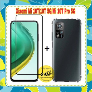 Kính Cường Lực Full Màn Xiaomi 12T 12T PRO 11T 11T PRO Mi 10T pro 5G Mi 10T 5G K30s và Ốp  cạLưng chống sốc 4nh loại 1