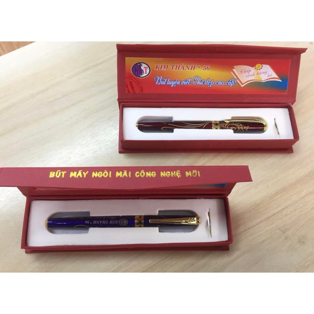 Bút máy luyện chữ đẹp Kim Thành 56 - Bút luyện chữ nét thanh đậm I Có sẵn 01 ngòi thay thế