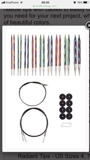 Bộ kim đan gỗ Knit Picks