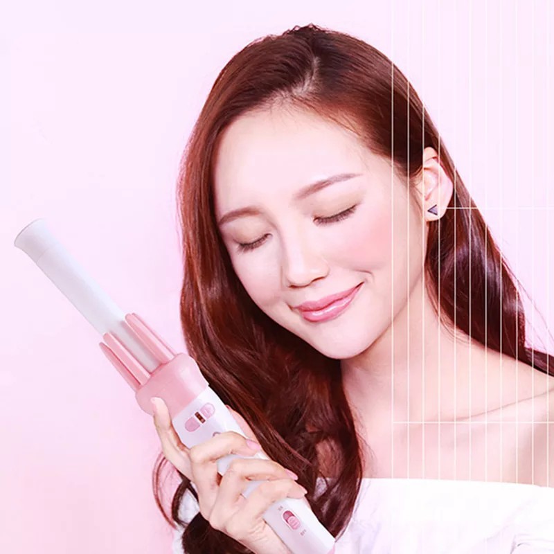 Máy Uốn Xoăn Tóc Xoay Tròn Tự Động VIVIDO VOGUE - Giúp chị em Tự làm bộ tóc đẹp