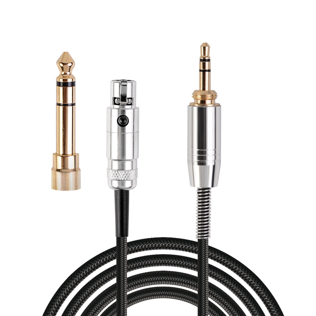 Dây cáp âm thanh thay thế FAAEAL giắc cắm 3.5mm cho XLR AKG K240/K240S/K240MK II/Q701/K702/K141/K171/K181