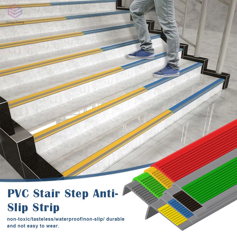 Miếng Dán Bậc Cầu Thang Bằng Pvc Chống Trượt Tiện Dụng