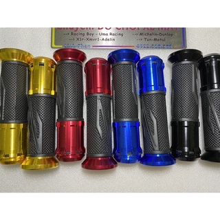 01 Đôi tay cầm, tay nắm, bao tay Rizoma 8 cạnh lắp xe máy - chất liệu cao su bọc nhôm cực mềm mại êm ái - Shopbansi.