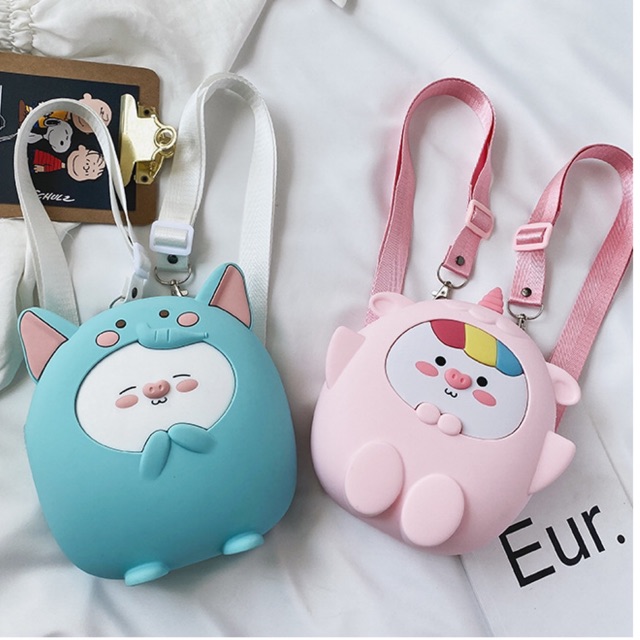 Balo Ngựa Unicorn Voi Heo Silicon cho bé & người lớn