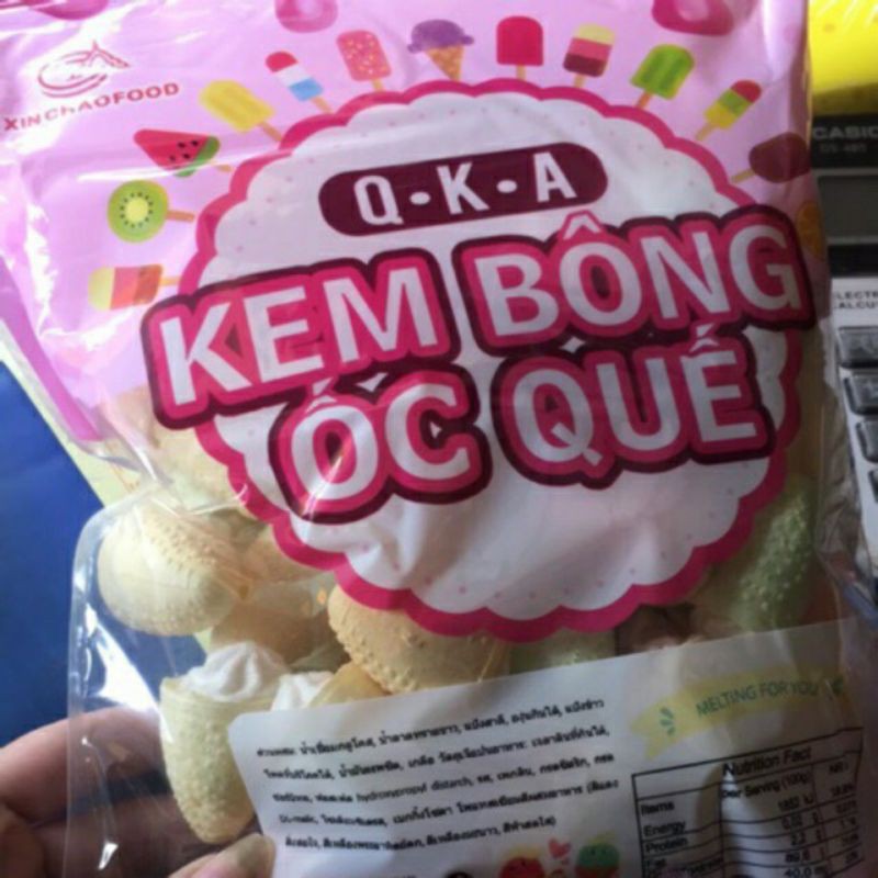 Bánh kem bông ốc quế