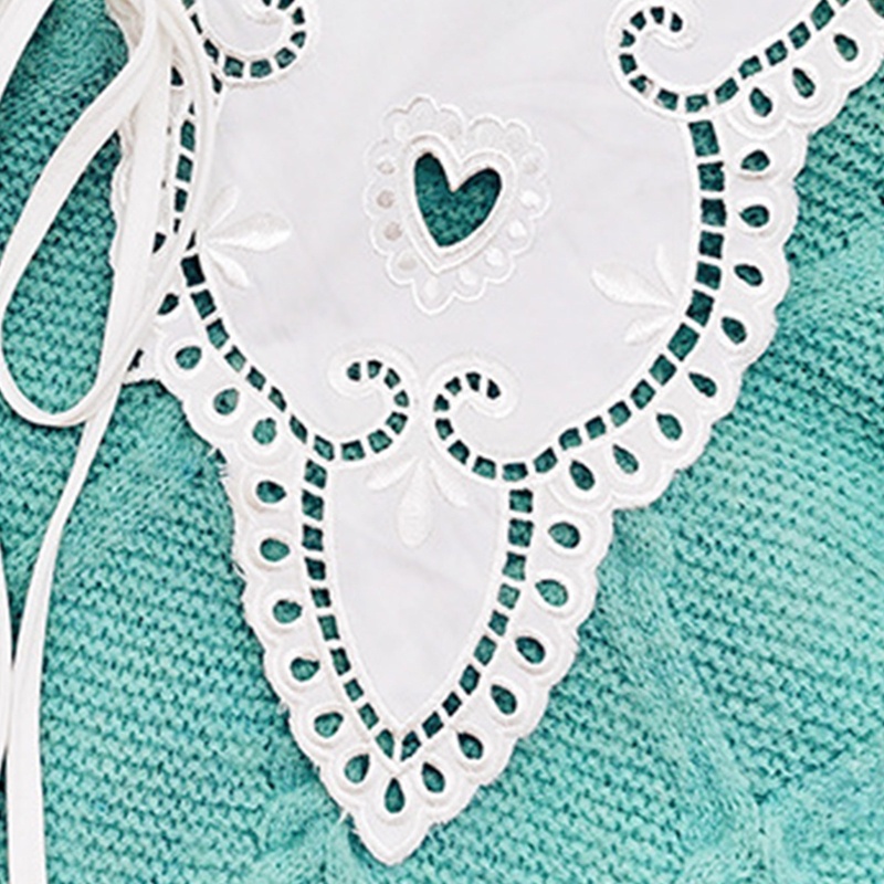 Cổ Áo Giả Thêu Họa Tiết Phong Cách Hanfu Cổ Điển