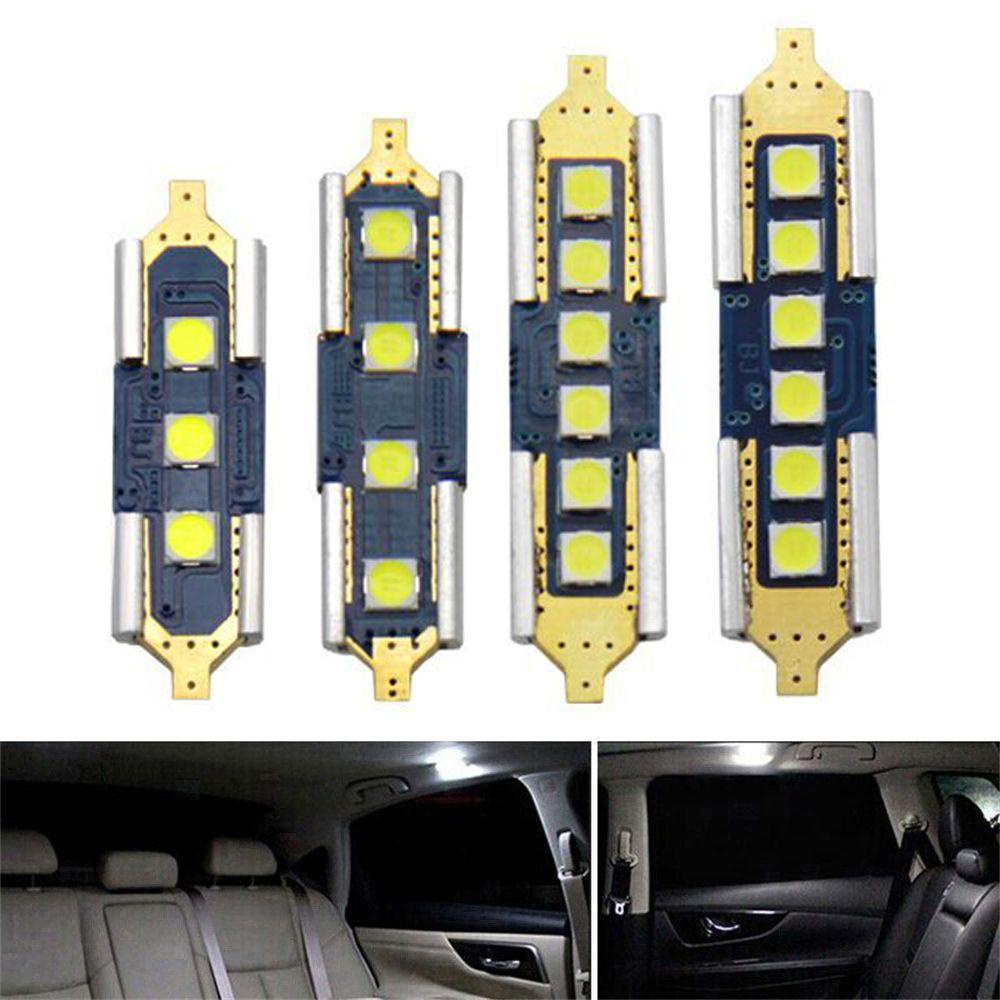 Set 2 Đèn LED Đọc Sách DC12V COB 31 36 39 41MM Cho Xe Ô Tô