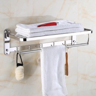 Giá treo khăn nhà tắm Inox 304 - Có móc treo