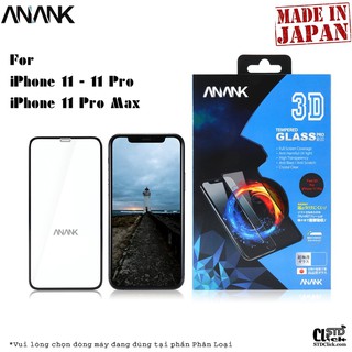 Kính cường lực iphone 11 pro max - 11 pro - 11 anank full 3d nhật bản chính hãng