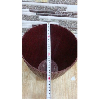 ❤️CHẬU BÔNG LÚA GIẢ SỨ SIÊU ĐẸP 35,5*27,5*17,5cm❤️