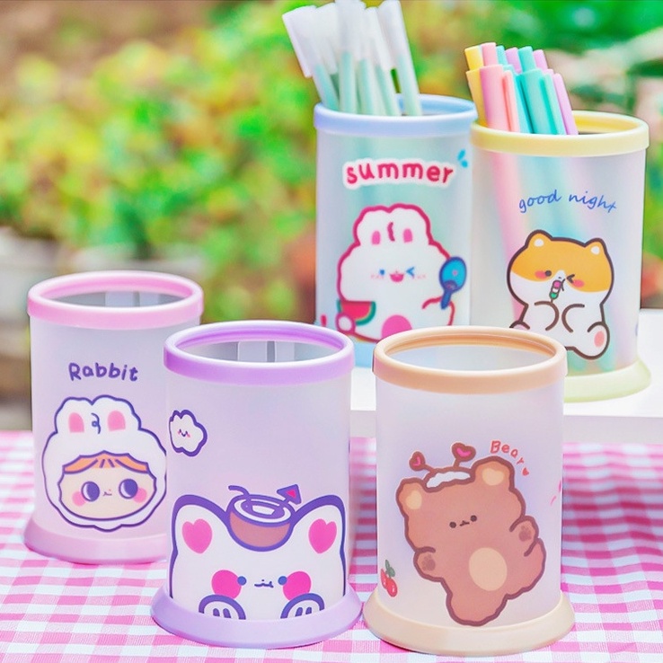 Ống Đựng Bút Tròn - Lọ Đựng Bút Thông Minh Có Thể Gấp Gọn